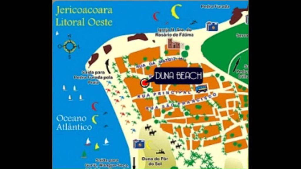 Pousada Duna Beach جيجوكا دي جيريكواكوارا المظهر الخارجي الصورة